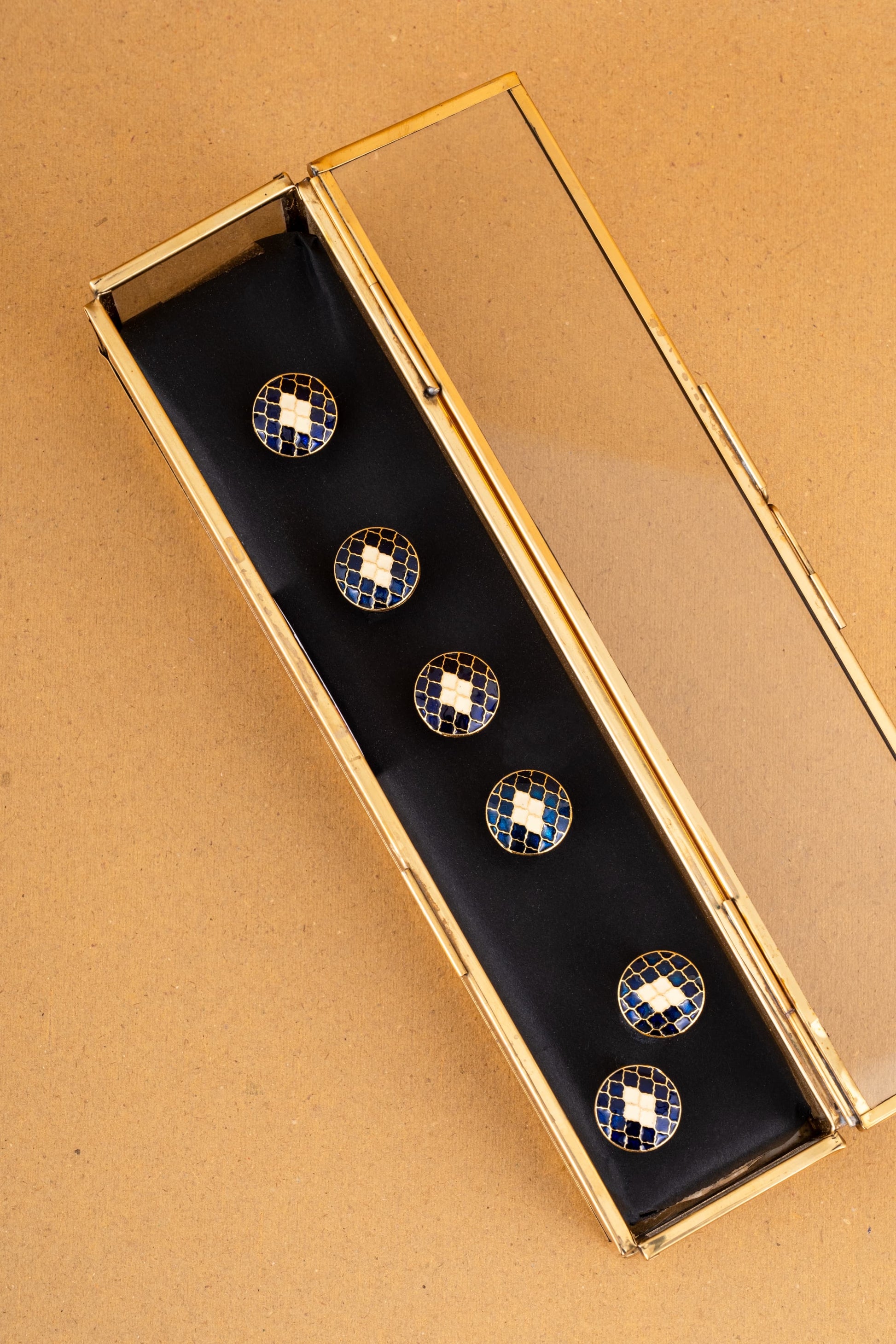 Blue & White Kurta Buttons