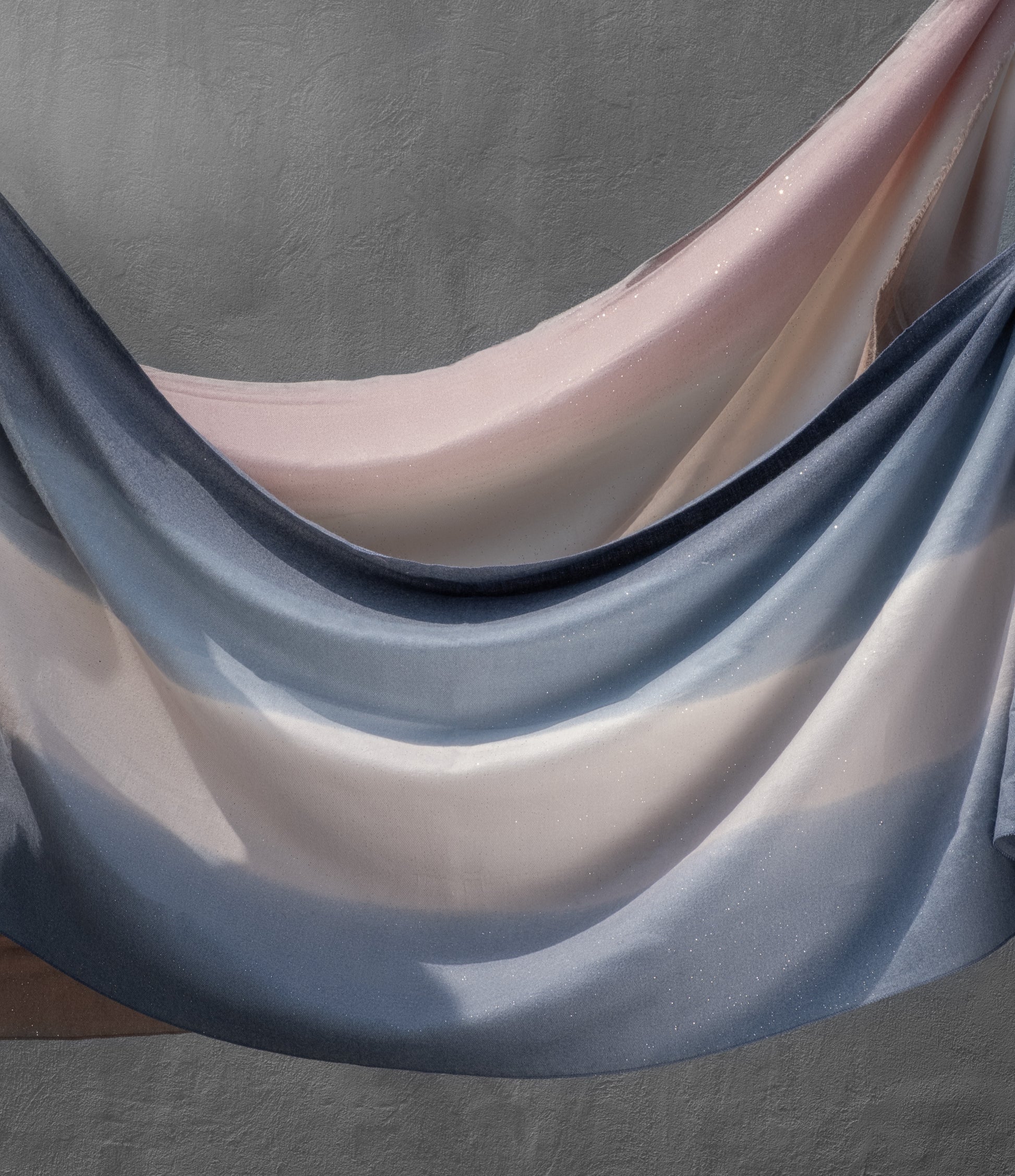 Ombre Stole - Blue
