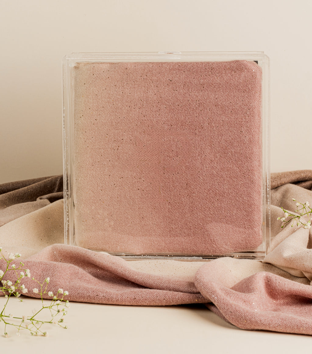 Ombre Stole - Pink