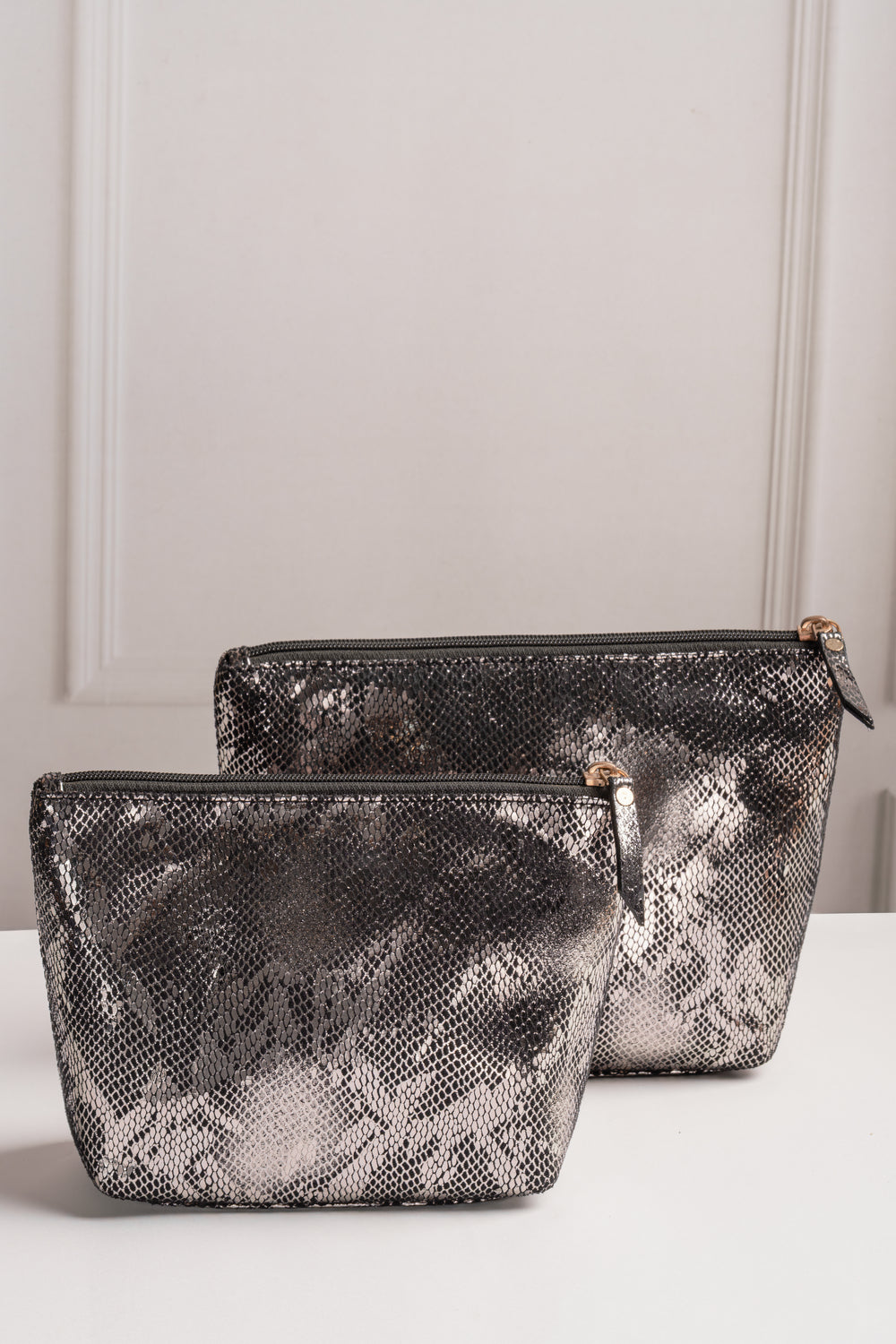 Travel Pouch - Black and Gold