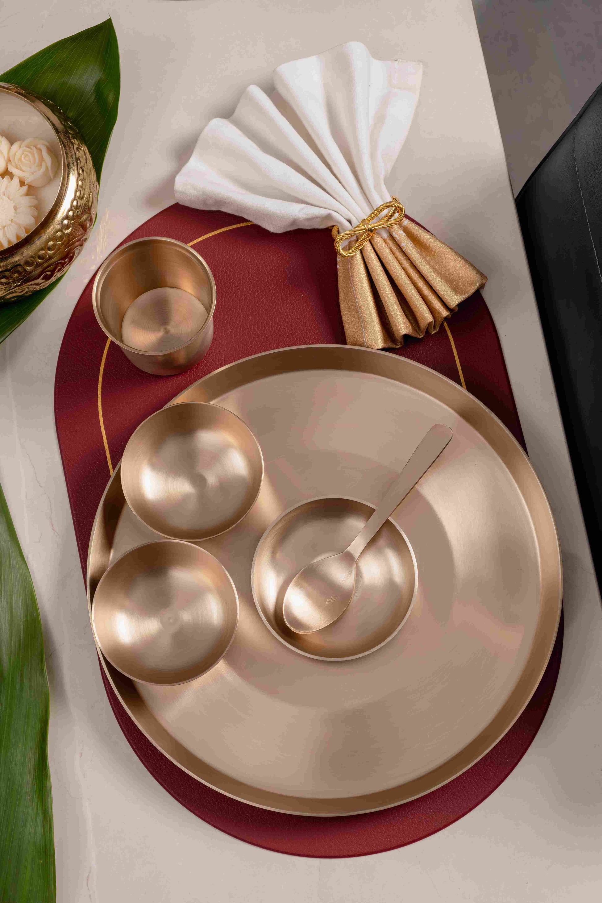 Kansa Thali Set of 6 - Boost Immunity